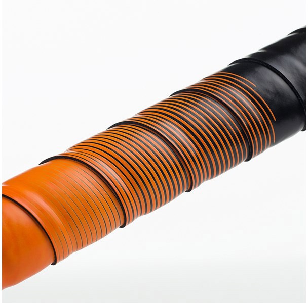 Tilbehør - Styrbånd - FIZIK Bar tape Vento Microtex Tacky Multi-Color, 2 mm - Sort/Orange