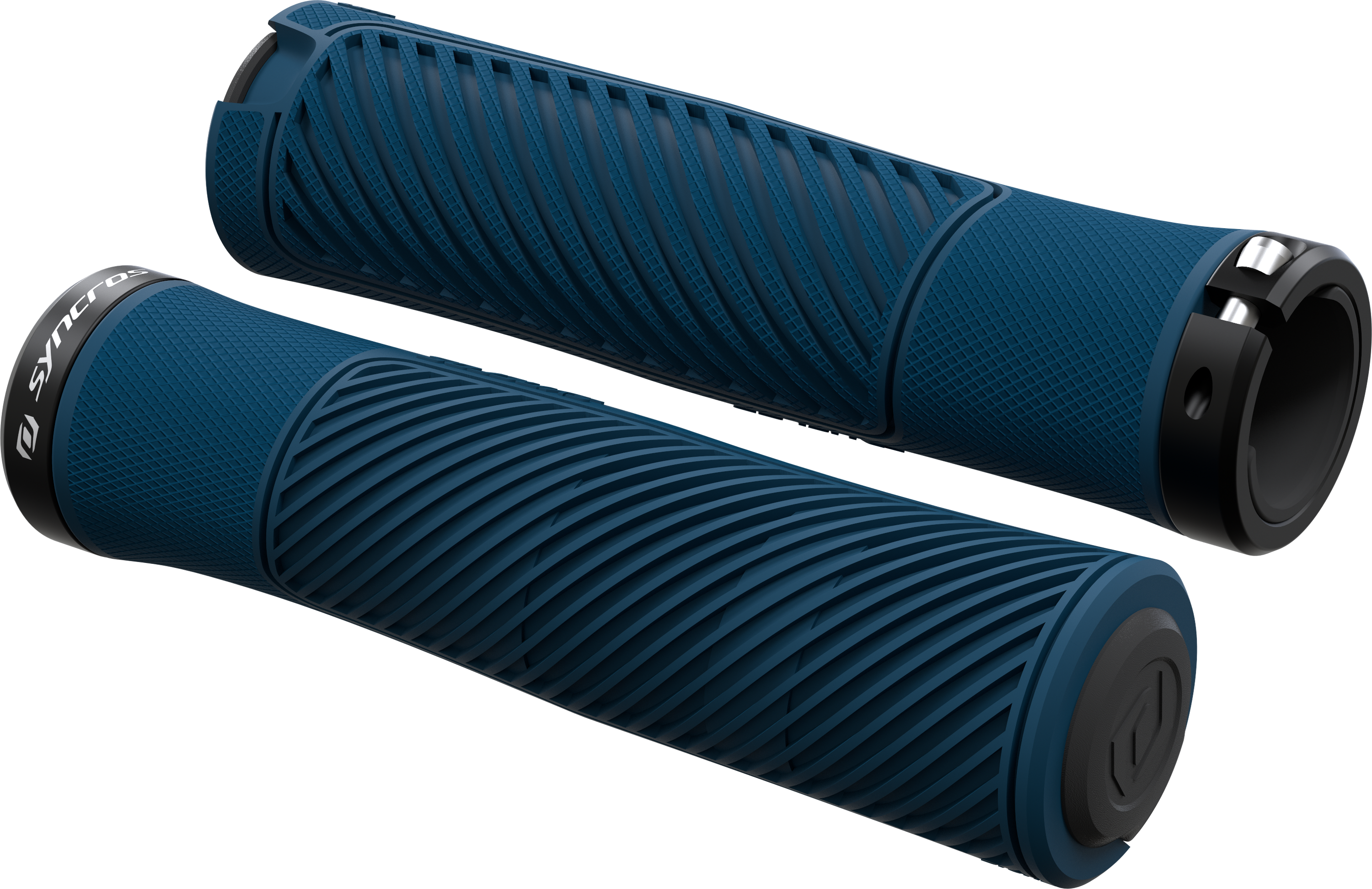 Tilbehør - Cykelhåndtag - Syncros Grips XC Lock-On Håndtag - Deep Blue