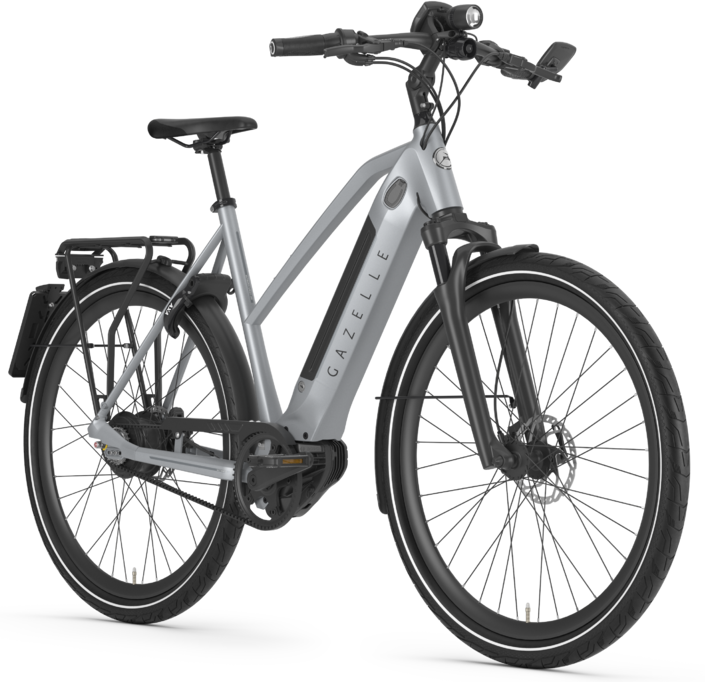 Cykler - Elcykler - Gazelle Ultimate C380 HMB Belt 45 Km/t Dame 2020 - Grå