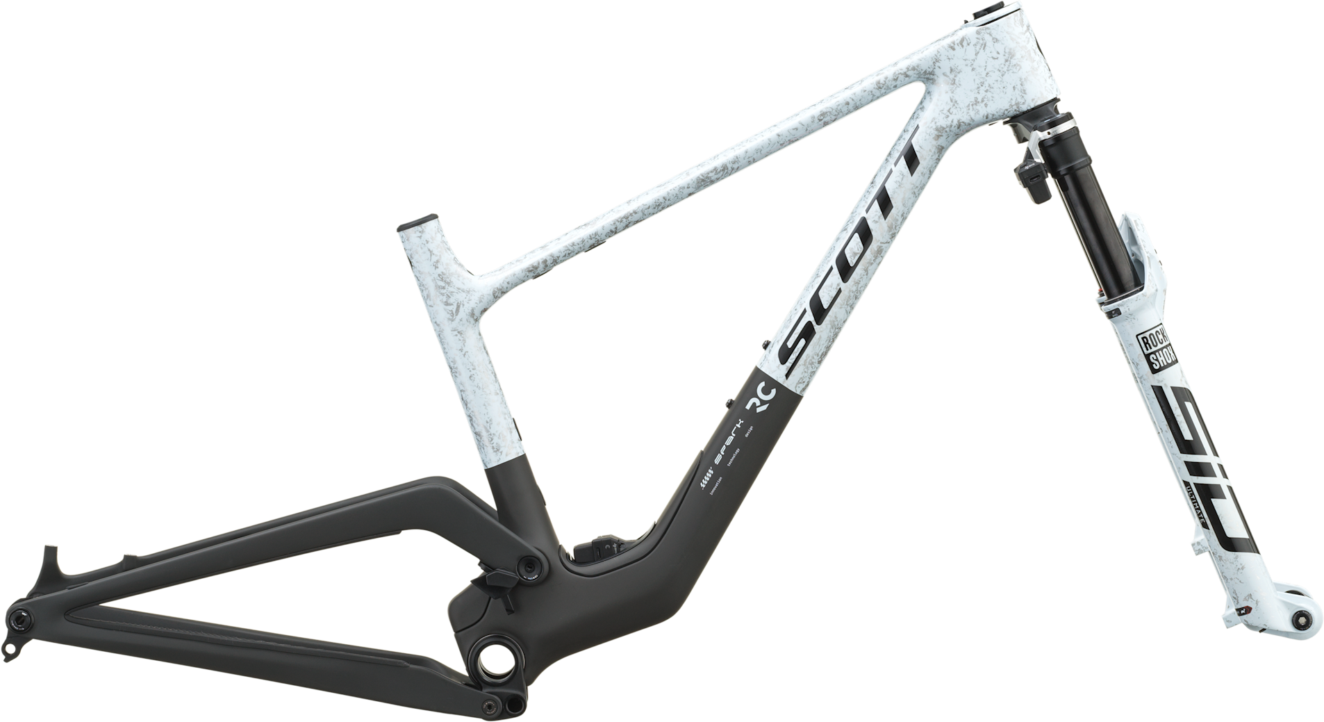 Scott Frame+Fork Spark RC World Cup EVO 2027 - Rush White