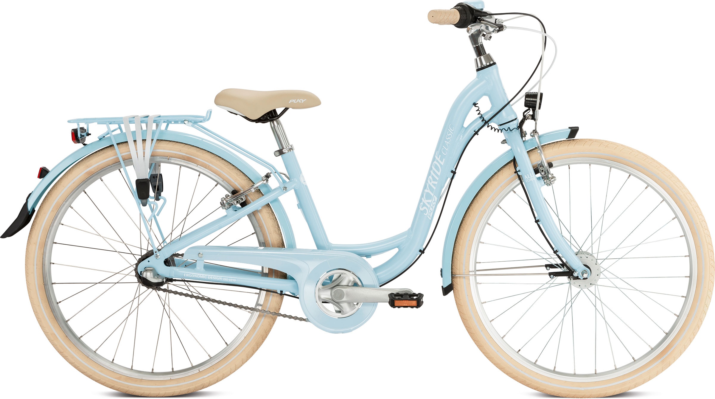Cykler - Børnecykler - PUKY Skyride 24-3 Alu 24" - Blå