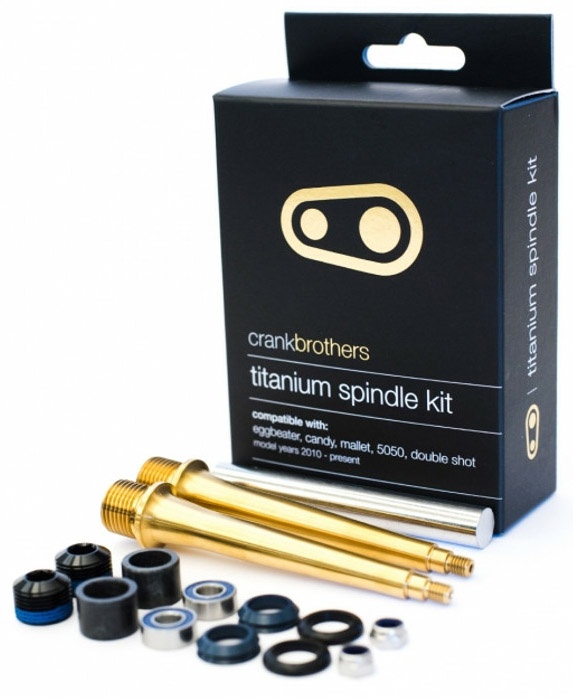 Tilbehør - Pedaler & Klamper - Reservedele til pedaler - CrankBrothers Upgrade kit Titanium