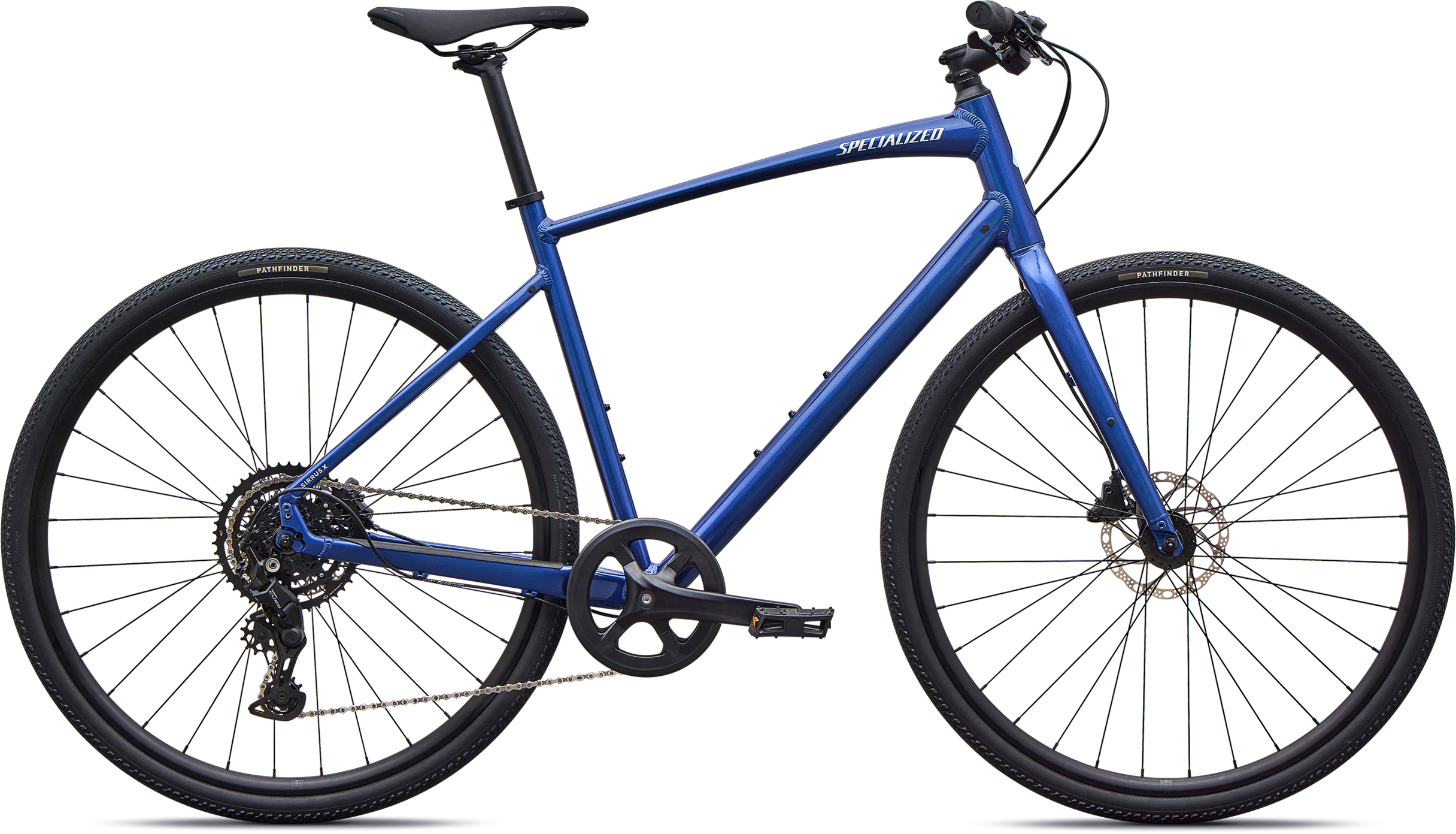 Specialized Sirrus X 2.0 2027 - Gloss Pacific Blue / Metallic White