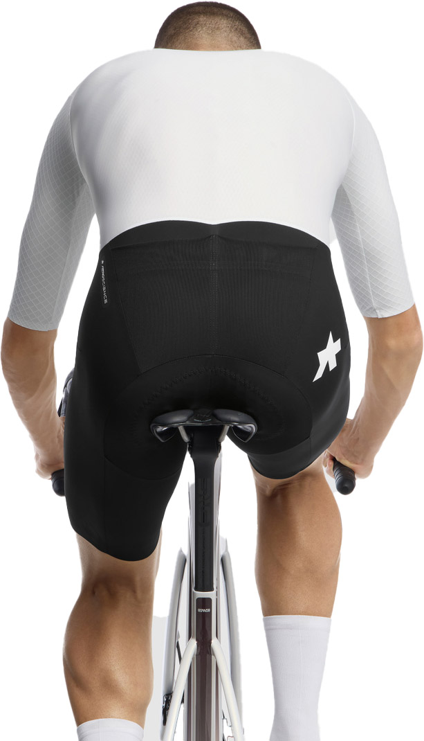 Beklædning - Cykelbukser - Assos EQUIPE RSR TRIATOR Speedsuit S11 Triatlondragt Cykeltrøje og Cykelbukser - White Series